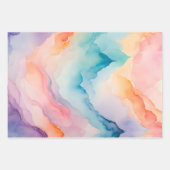 Kleurrijke Smoke Art Wrapping Paper Sheets (Voorkant 3)