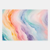 Kleurrijke Smoke Art Wrapping Paper Sheets (Voorkant)