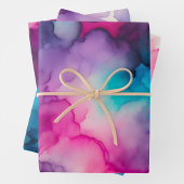 Kleurrijke Smoke Art Wrapping Paper Sheets