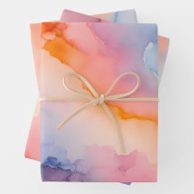 Kleurrijke Smoke Art Wrapping Paper Sheets