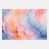 Kleurrijke Smoke Art Wrapping Paper Sheets (Voorkant 3)