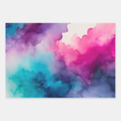 Kleurrijke Smoke Art Wrapping Paper Sheets (Voorkant 2)