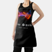 Kleurrijke Smoke Vape Shop Business Schort (Insitu)