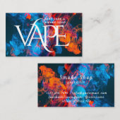 Kleurrijke Smoke Vape Shop Visitekaartje (Voorkant / Achterkant)