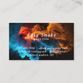 Kleurrijke Smoke Vape Shop Visitekaartje (Achterkant)