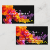 Kleurrijke Smoke Vape Shop Visitekaartje (Voorkant / Achterkant)