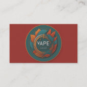 Kleurrijke Smoke Vape Shop Visitekaartje (Voorkant)