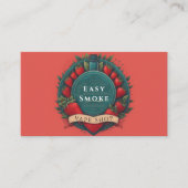 Kleurrijke Smoke Vape Shop Visitekaartje (Voorkant)