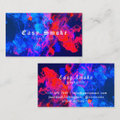Kleurrijke Smoke Vape Shop Visitekaartje (Voorkant / Achterkant)