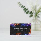 Kleurrijke Smoke Vape Shop Visitekaartje (Staand voorkant)