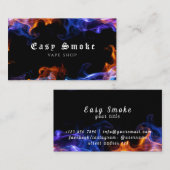 Kleurrijke Smoke Vape Shop Visitekaartje (Voorkant / Achterkant)