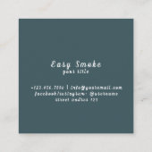 Kleurrijke Smoke Vape Shop Visitekaartje (Achterkant)