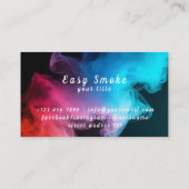 Kleurrijke Smoke Vape Shop Visitekaartje (Achterkant)