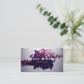 Kleurrijke Smoke Vape Shop Visitekaartje (Staand voorkant)