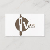 Kleurrijke Smoke Vape Shop Visitekaartje (Voorkant)