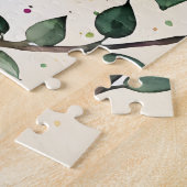 Kleurrijke Snake Floral Waterverf Art Legpuzzel (Zijkant)