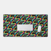 Kleurrijke Snake illustratie Bureaumat (Keyboard & Muis)