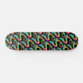 Kleurrijke Snake illustratie Persoonlijk Skateboard (Horizontaal)
