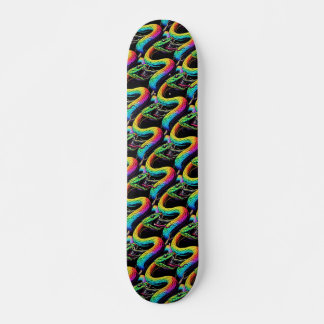 Kleurrijke Snake illustratie Persoonlijk Skateboard