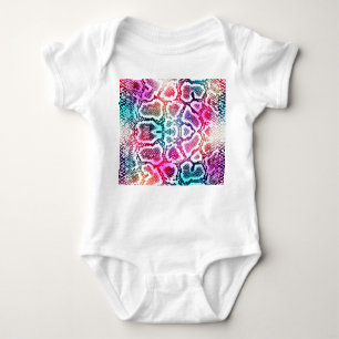 Kleurrijke Snake Skin Texture Pattern. Romper