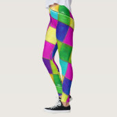 Kleurrijke Snazzy Leggins Stainglass Leggings (Links)