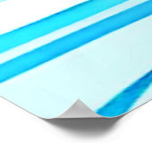 Kleurrijke Sneeuw Beer Art Poster (Hoek)