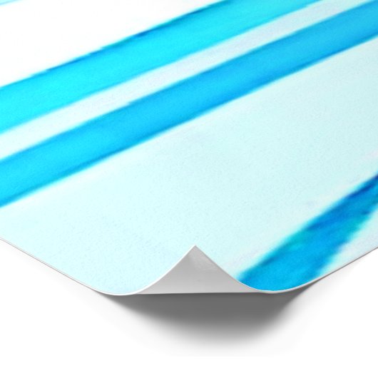 Kleurrijke Sneeuw Beer Art Poster (Hoek)