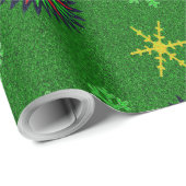 Kleurrijke sneeuwvlokken - cadeaupapier (Rol Hoek)