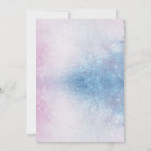 Kleurrijke Sneeuwvlokken Vakantie Kantoor Party Kaart (Achterkant)