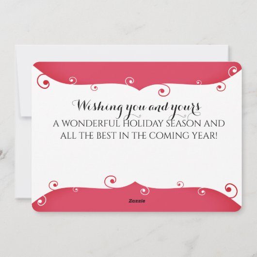 Kleurrijke sneeuwvlokken wijnglazen kerstkaart (Achterkant)