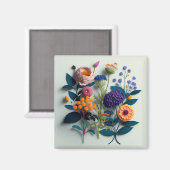 Kleurrijke snijkranen magneet (Voorkant / Achterkant)