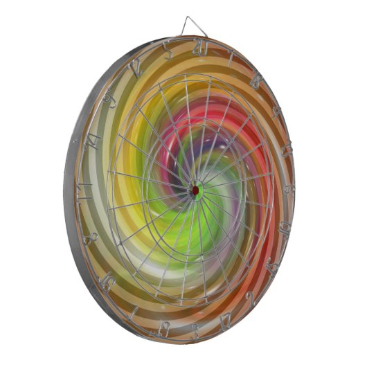 Kleurrijke Snoep Abstracte kunst Dartbord (Voorkant Links)