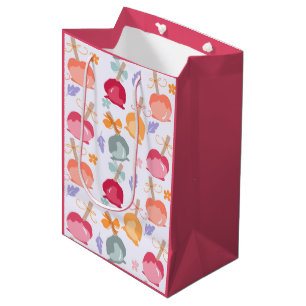 Kleurrijke Snoep appels Medium Cadeauzakje