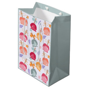 Kleurrijke Snoep appels Medium Cadeauzakje