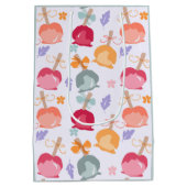 Kleurrijke Snoep appels Medium Cadeauzakje (Achterkant)