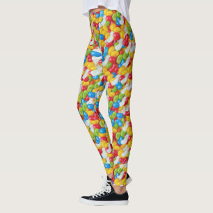 Kleurrijke Snoep boendelarsen, Leggings