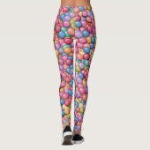 Kleurrijke Snoep Craze Vrouwen Leggings (Achterkant)