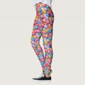 Kleurrijke Snoep Craze Vrouwen Leggings (Links)