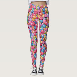 Kleurrijke Snoep Craze Vrouwen Leggings