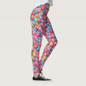 Kleurrijke Snoep Craze Vrouwen Leggings (Rechts)