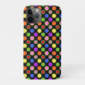 Kleurrijke Snoep fruit overmaatse pooldots op zwar Case-Mate iPhone Case (Achterkant)