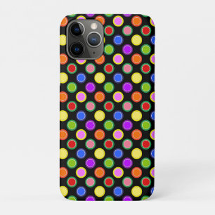 Kleurrijke Snoep fruit overmaatse pooldots op zwar Case-Mate iPhone Case