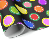 Kleurrijke Snoep Fruit Polka Dots personaliseren,  Cadeaupapier (Rol Hoek)