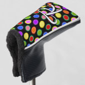 Kleurrijke Snoep Fruit Polka Dots personaliseren,  Golfheadcover (3/4 voorkant)