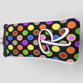 Kleurrijke Snoep Fruit Polka Dots personaliseren,  Golfheadcover (Voorkant)