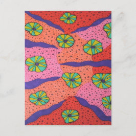 Kleurrijke Snoepjes Abstract Briefkaart