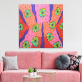 Kleurrijke Snoepjes Abstracte Art Print (Insitu (Woonkamer))