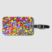 Kleurrijke Snoepjes artikelen Bagagelabel (Voorkant (horizontaal))