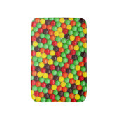 Kleurrijke snoepjes badmat (Voorkant Verticaal)