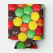 Kleurrijke snoepjes blikjeskoeler (Voorkant)